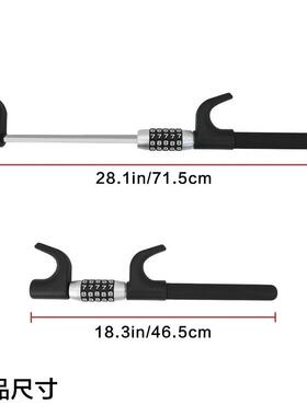 盘汽车通用方向汽密向码锁60835方盘车防盗锁车用