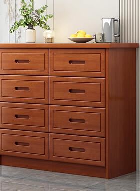 实木卧室床头代六28458斗柜八斗柜收纳现柜储靠物柜子抽屉柜墙客