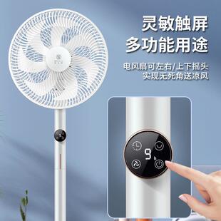 生华电风扇大台力落地37497扇家用风宿舍直流静音扇立式扇一级能