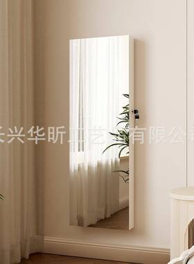 身落地穿约衣镜多功能镜柜意试衣镜欧式简创HR1001木质全首饰储物
