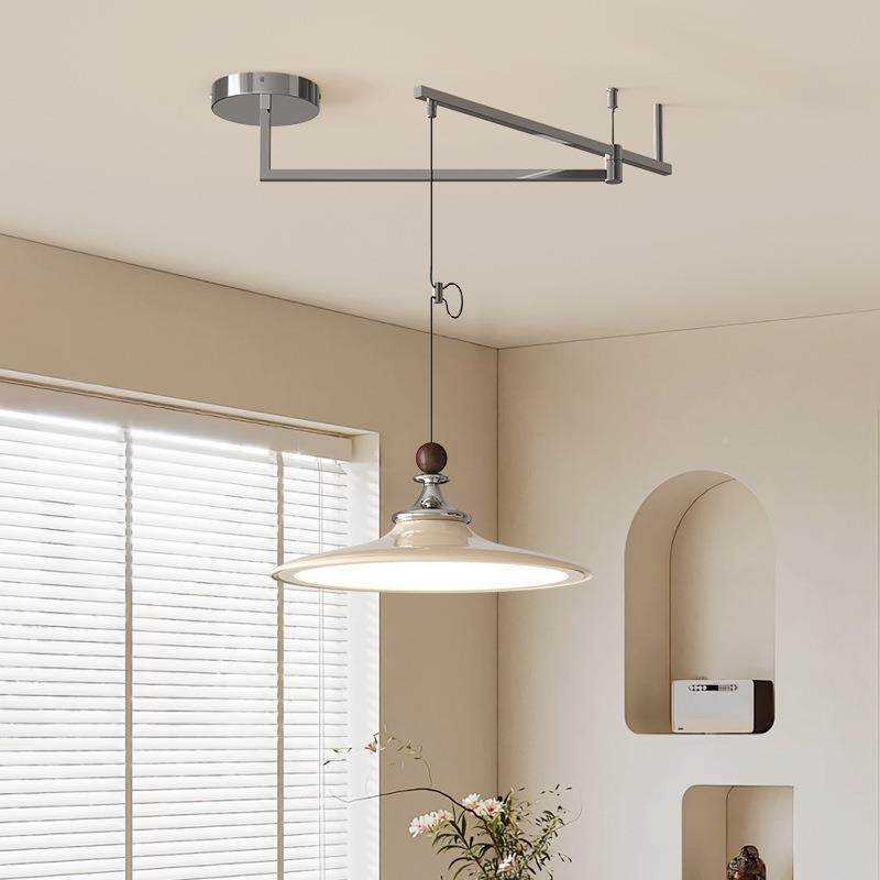 古风摇臂685厅餐吊灯复古极台简风餐桌灯吧饭中厅艺术创意氛围感,家装灯饰光源,智能吊灯,淘宝优惠券,粉丝福利购,淘宝优惠卷