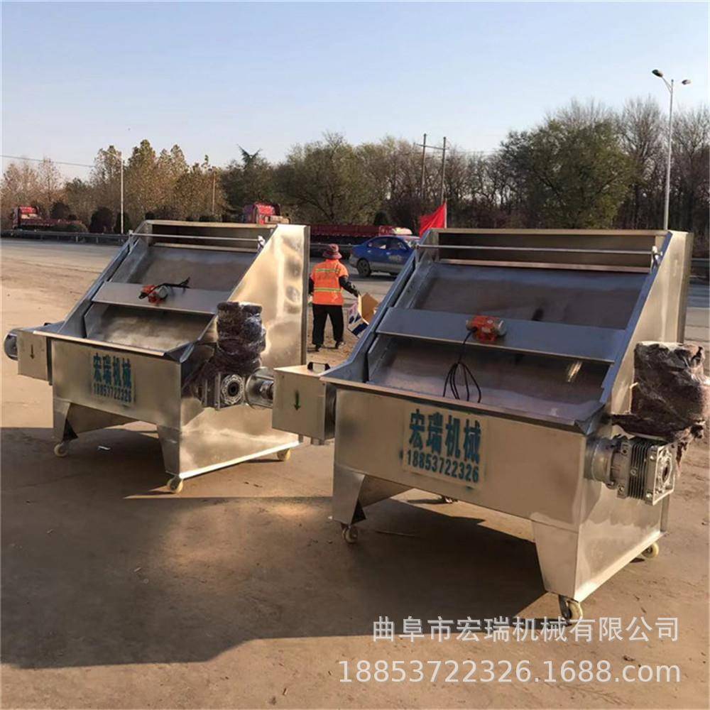 湖干南猪粪鸡粪湿离分机鸡WTC粪固液分离机筛餐厨垃圾分离网