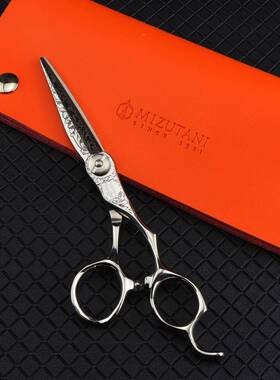 43333纹美6发剪平花剪刀.0寸