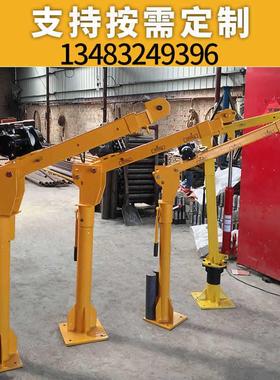 车吊机21514v24伏220v1吨小型电动提升机悬随臂吊架子升降载车起