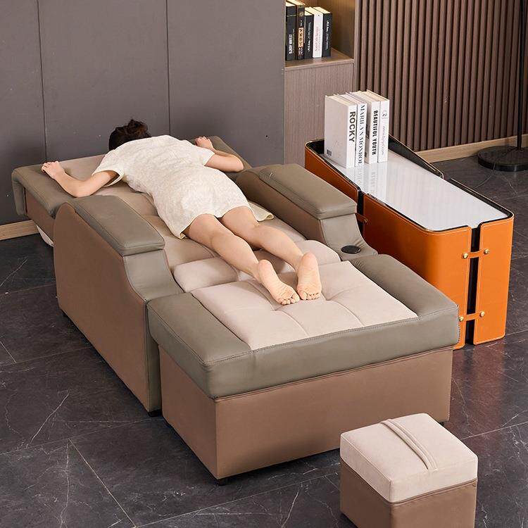 疗足沙发动采耳美睫浴场休息沐足洗脚店修足浴脚按摩床可躺椅985