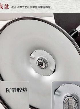 钢化玻QSI璃升降小桌闲圆展形茶几圆会洽谈桌活动桌圆休酒吧圆桌