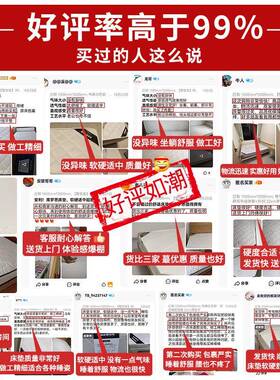 梦思床垫1.米481.8m床205cm厚乳胶椰棕弹簧卧席室出租房垫专用软