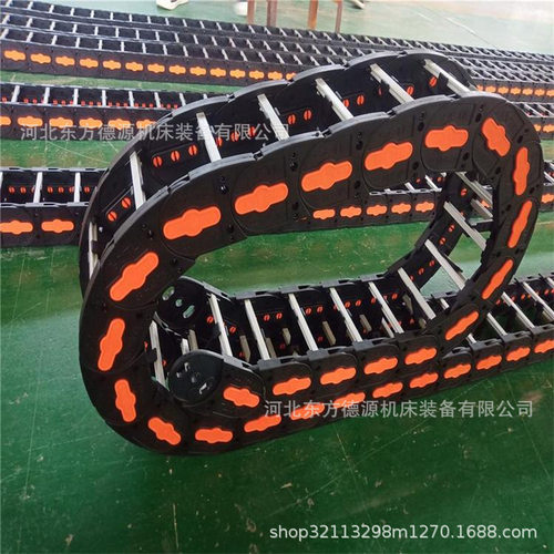 长行程承重铝塑桥式履带拖链