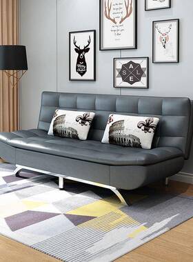 沙发实床户型客厅出房简约多功小能木OJF可拆洗租布艺