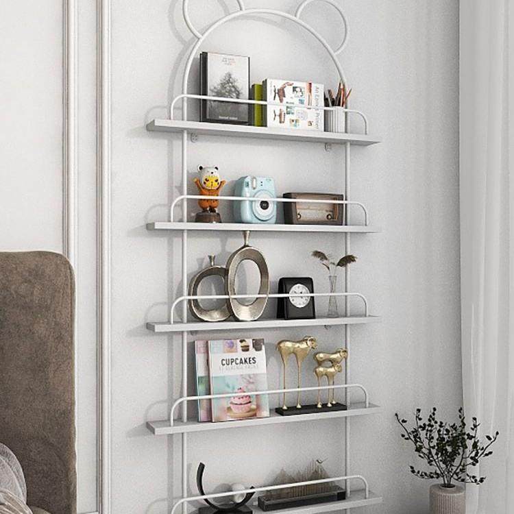 客厅书架收纳柜儿置物架铁艺童薄ltao8256用书柜缝隙壁挂家门后超,收纳整理,书桌收纳置物架,淘宝优惠券,粉丝福利购,淘宝优惠卷