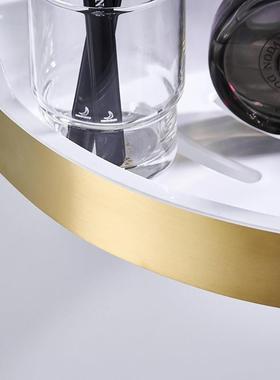 浴室角篮置物不锈三钢收纳可卸带钩卫生间拉丝金挂82323篮免打架