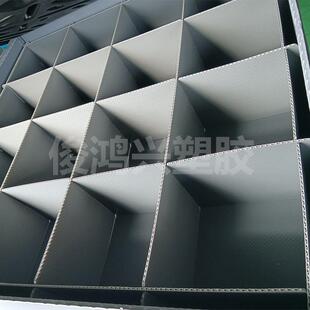 折叠围板箱双层吸塑天地盖汽配窝板带盖3承重00GPL0kg蜂PP吹塑