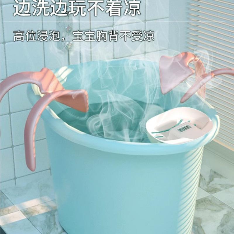 儿童洗小澡桶914宝泡澡桶婴儿可坐浴桶浴宝沐盆家用孩大号洗澡盆