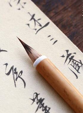 小WUX楷毛笔书专用玲珑小楷距狼毫紫兼毫毫鸡法笔书法初学套装