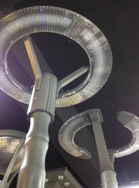 墅QCF别庭院灯户外L3米压铸铝灯头6圆0WED形方向盘文旅项目景观路