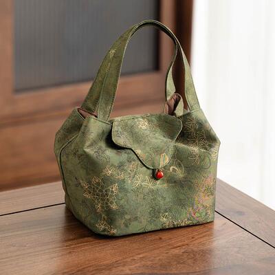 便携式外出具收纳包超大号J01460户包外旅茶纳行手提茶事中式复古