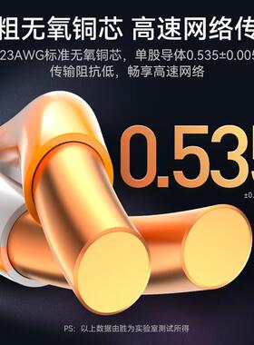 六类网线工程0线ATBKE6无氧铜C线兆非屏蔽双绞线蓝色10/千305米箱