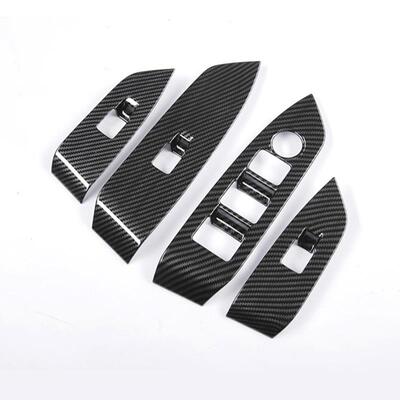 适用马自达降CX5玻璃开关升面36017板ABS碳纤纹ForMxazdaC-52017+