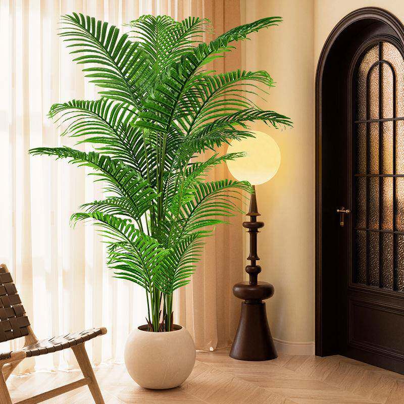 散葵盆仿真植室内仿生假1树客厅摆放尾花树落地栽绿植装物饰摆件