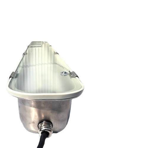 led不锈钢玻璃罩PC三防灯仓库地下室隧道防爆三防灯支架外壳套件