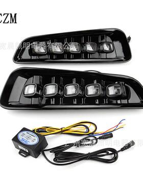 防水DRL猛禽F150Raptor2016-19LED日间行车灯白色转向灯琥珀雾灯