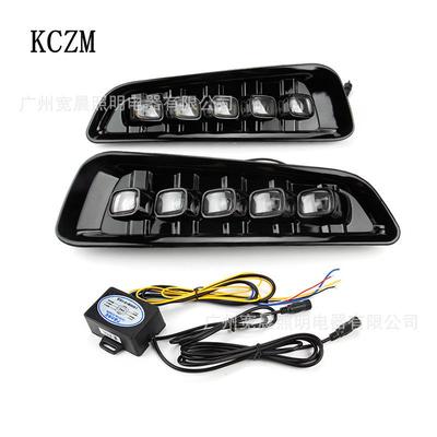 防水DRL猛禽F150Raptor2016-19LED日间行车灯白色转向灯琥珀雾灯