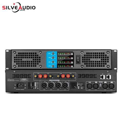 专业多通道纯后级大功率功放机演出舞台会议音响神级数字功放604