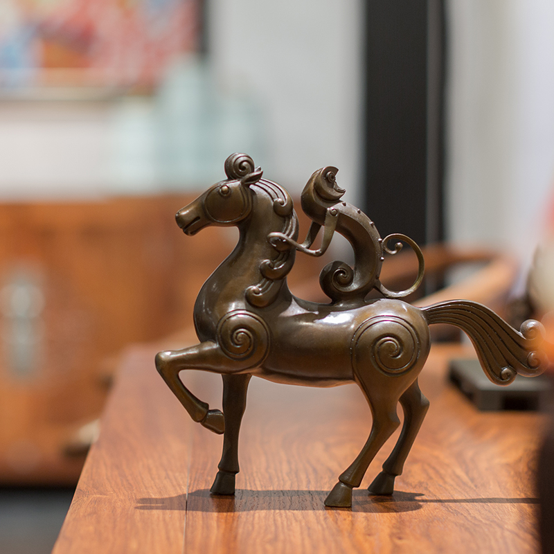 马上封侯摆件铜猴子骑马金榜题名客厅办公室工艺品送领导高档礼品