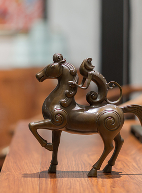 马上封侯摆件铜猴子骑马金榜题名客厅办公室工艺品送领导高档礼品