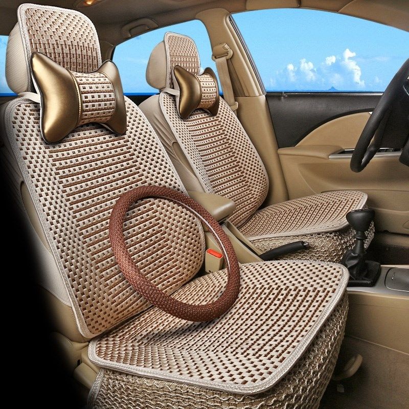 新五菱宏光V/S座套全包围PLUS基本型连体5七座面包车前排坐垫套夏