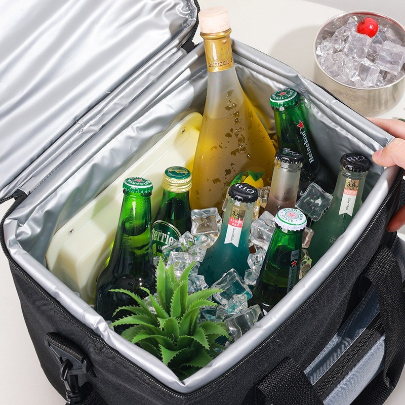 车载冰箱背包式便携制冷可折叠冷藏110V冰箱冰包户外卖箱送餐冰包