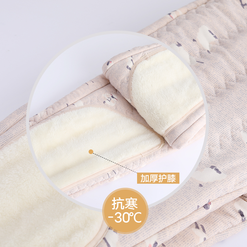 超厚护膝护腰棉裤冬季加绒保暖长裤外穿打底裤加厚女踩脚高腰棉裤