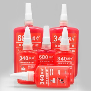 国力340螺纹锁固剂厌氧胶680机械轴套固定密封通用高强度螺丝胶水