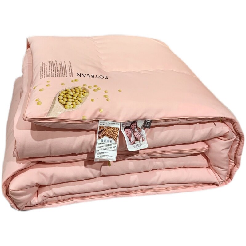 A类抗菌二合一蚕绒棉子母被大豆纤维被子被芯冬被加厚保暖四季通