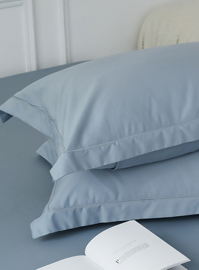 100支全棉枕套48x74cm一对2只装 高支A类长绒棉枕芯套30x50整套