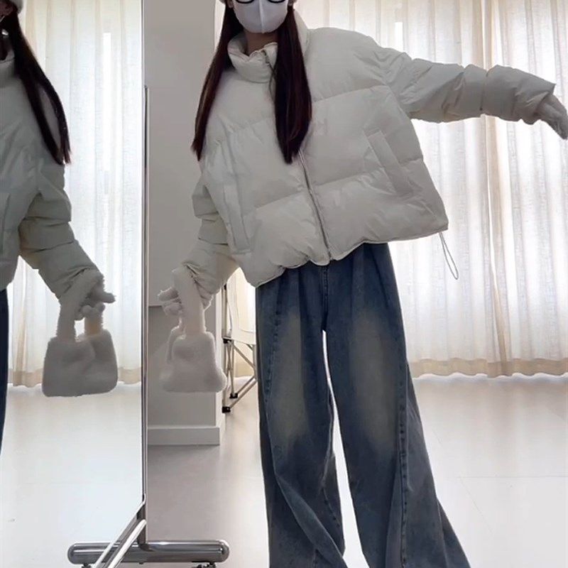 大码复古高腰褶皱直筒牛仔裤女春秋宽松显瘦胖mm梨型身材阔腿裤子,女装/女士精品,大码裤装,淘宝优惠券,粉丝福利购,淘宝优惠卷