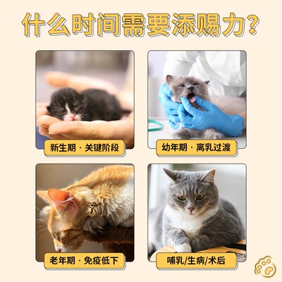 喵君 添赐力牛初乳免疫增强膏 猫咪营养膏 保健乳铁蛋白天赐力