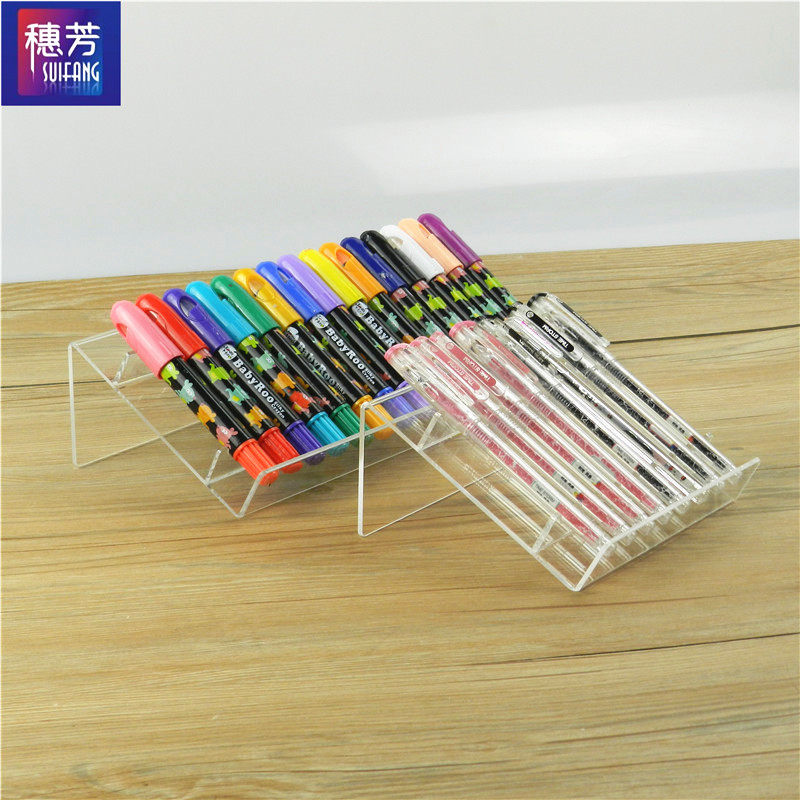 亚克力钢笔展示架 马克笔架 中性笔透明陈列架 笔架圆珠笔插笔架
