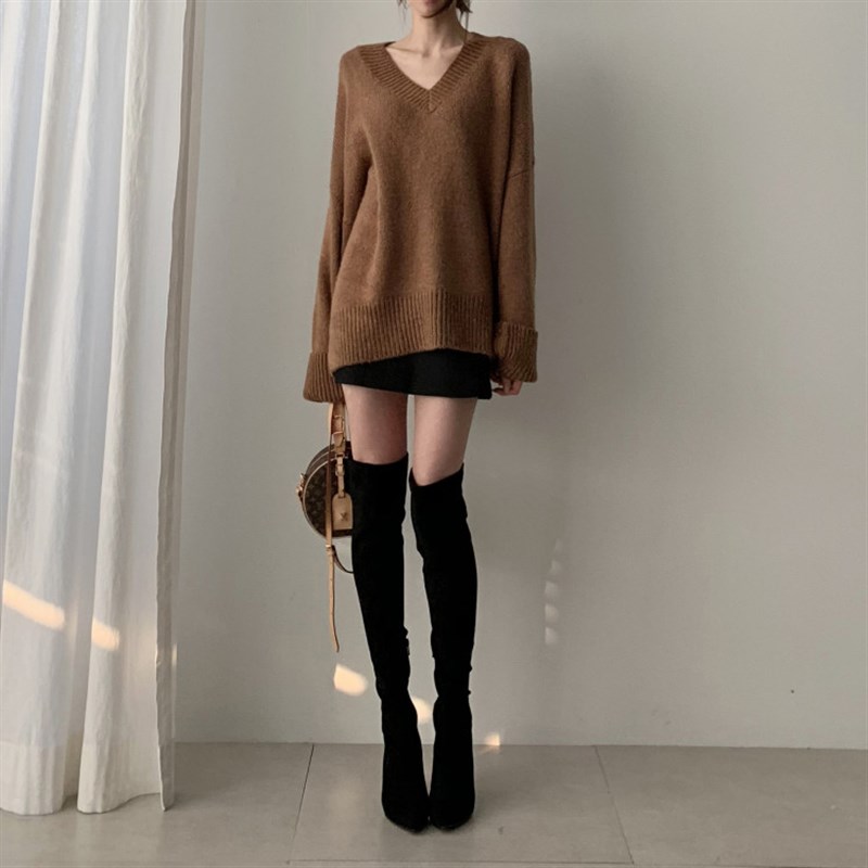 高腰气质a字毛呢半身裙秋冬女短款2021年显瘦遮胯配毛衣包臀短裙