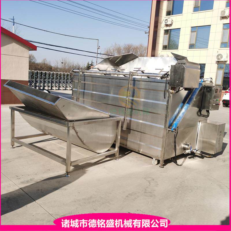 酱猪蹄油炸锅 羊蹄虎皮凤爪燃气油炸机 卤味鸡爪油炸锅