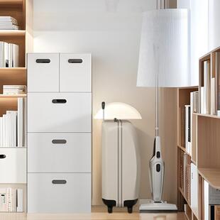 日式书架收纳盒图书馆方形直角书本收纳筐折叠收纳箱书籍储物箱子