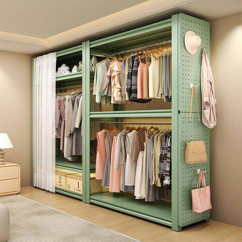 衣柜家用多层开放式衣架卧室出租房收纳落地置物架书架简易衣帽架,纺织面料/辅料/配套,纺织机械配件,淘宝优惠券,粉丝福利购,淘宝优惠卷