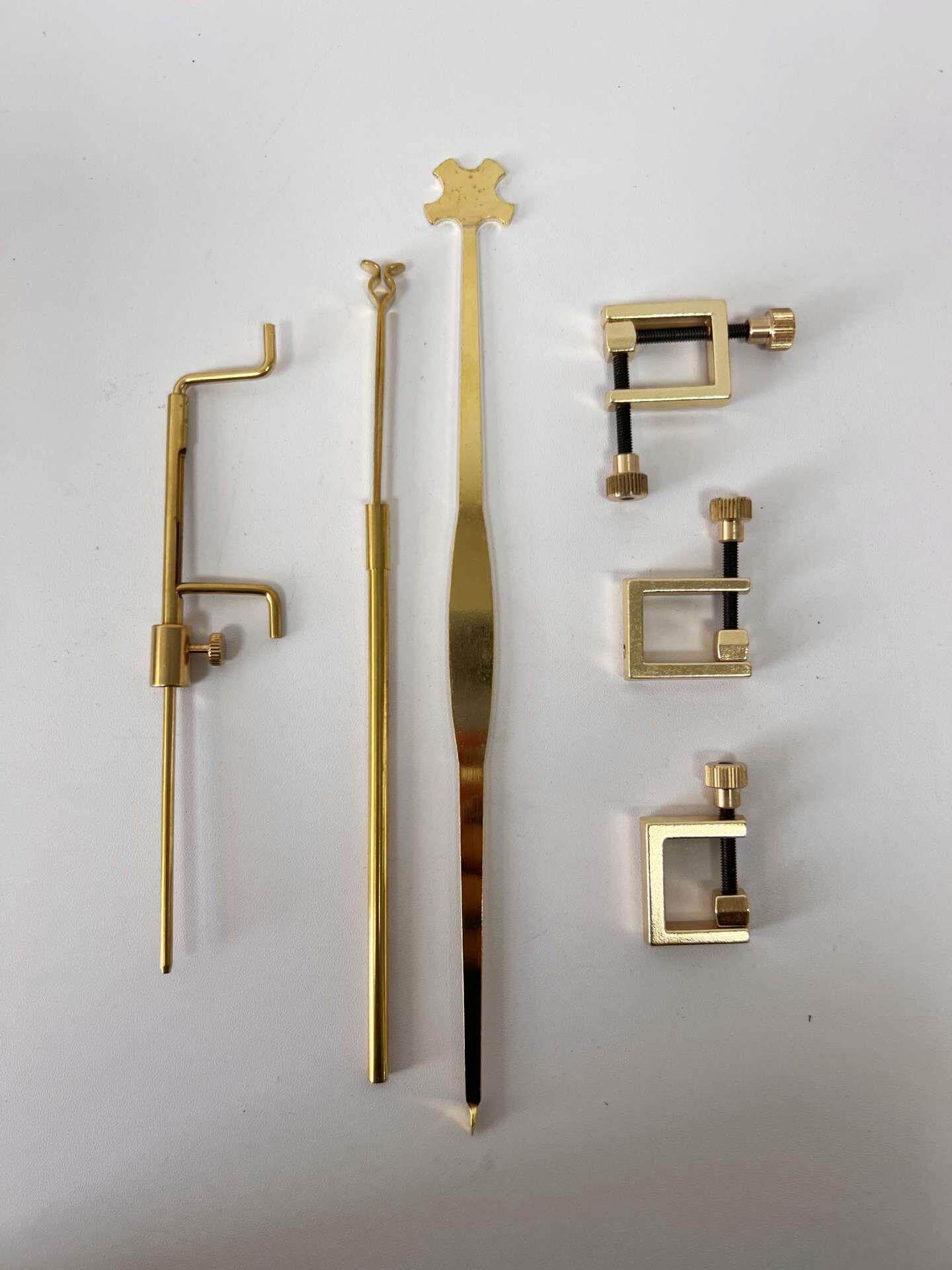 制作小提琴工具音柱钩音柱夹音柱长度卡尺,铜方夹,衬条夹