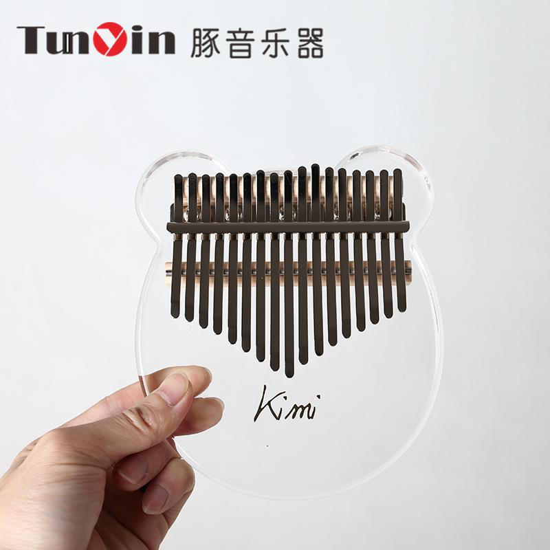直销水晶卡林巴水晶拇指琴手指琴17音手指钢琴kalimba低价批