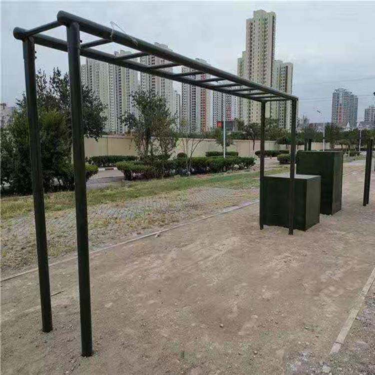 心理技能体能训练水平梯400米渡海登岛障碍器材晃动云梯独木桥厂