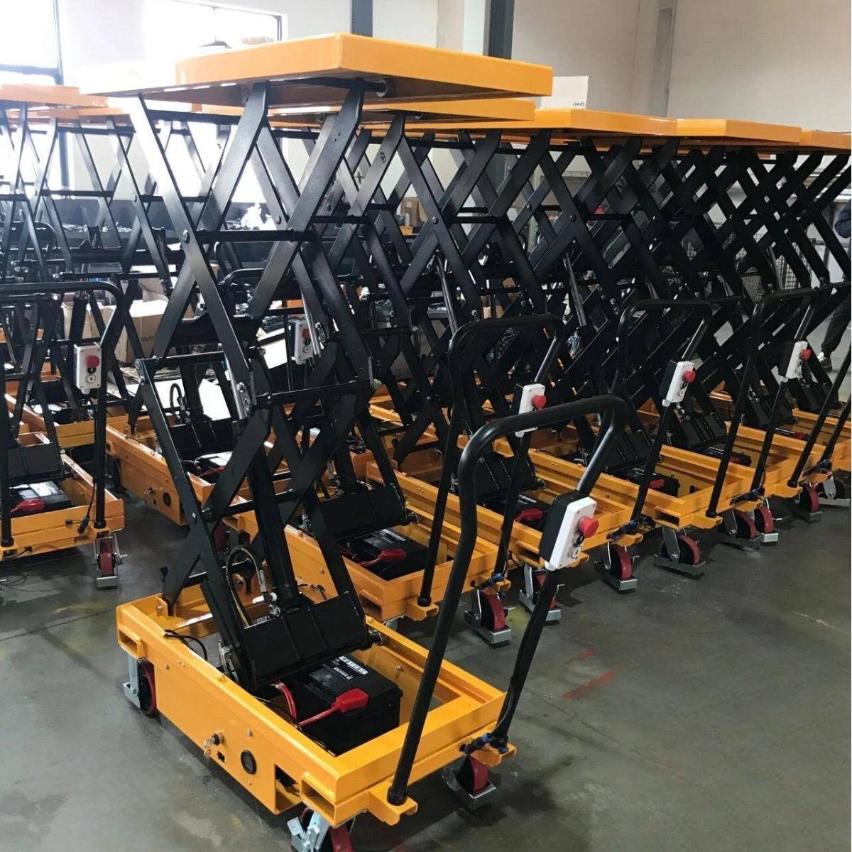 非标移动手动升降平台车脚踏式液压平台车电动模具平台手推车北京