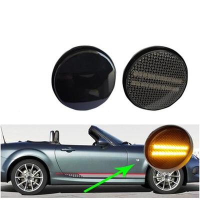 适用于马自达MAZDAMX5MK1MK2MK3侧灯叶子板转向流水LED边灯