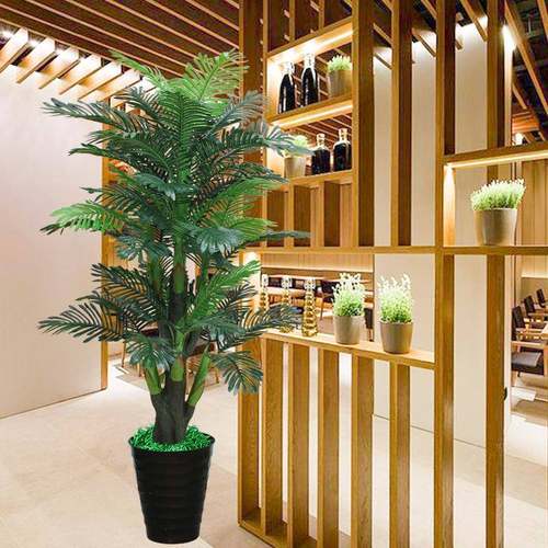 仿真散尾葵植物客厅大型盆栽摆件装饰假绿植防真盆景假花落地葵树