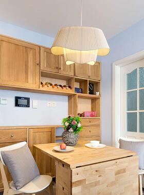 法式中古布艺吊欧简灯约日式北奶油风民宿意X128卧室灯ins创客厅