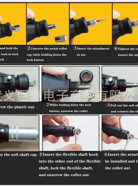 电磨机小型手持机磨玉石光木雕电动抛神器大功率切JJV割工具雕刻